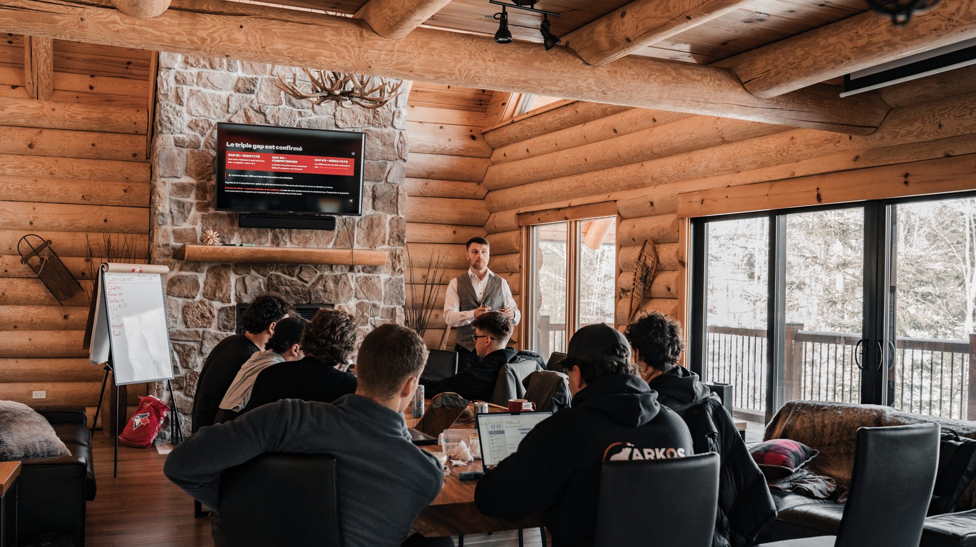 Full room workshop at the Propulsion Retreat